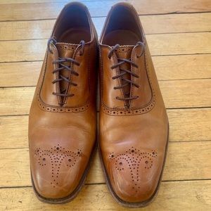 Allen Edmonds Cornwallis brogue brown dress shoes 11.5 D 11 1/2 D.